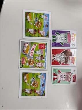 In-N-Out Burger Collectible Stickers - Multi Color Set